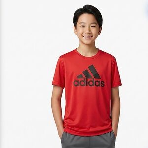 Adidas Kids Bold Red Tee